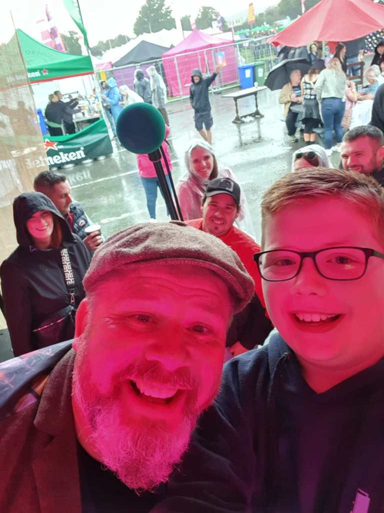 Logan Sounds Off Selfie with Paddy Behan