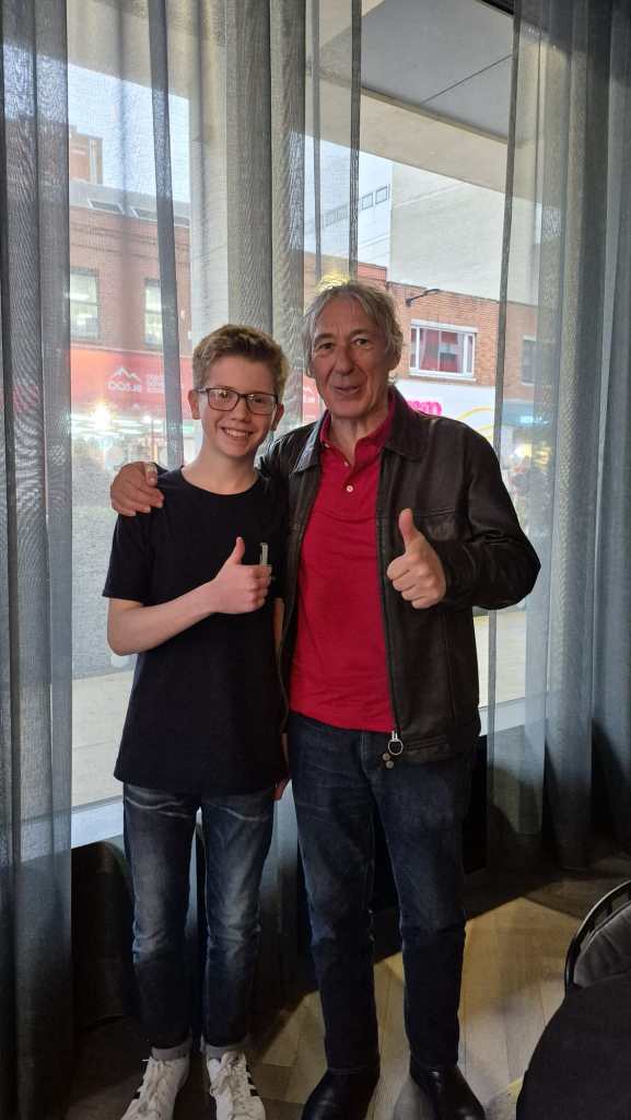 Logan interviewing Steve Diggle for Logan Sounds Off podcast